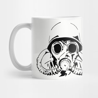 Soldier Gas Mask (black) Mug